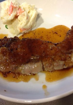 【ステーキ】安い牛肉でやわらかステーキ-レシピのメイン写真