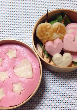 ピンクハート！体にいいバレンタイン弁当！-レシピのメイン写真