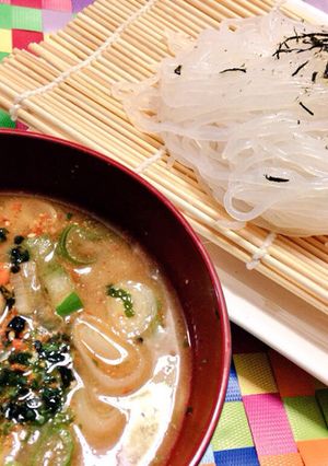 ヘルシー♡白滝つけ麺.＊○-レシピのメイン写真