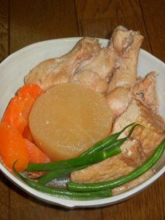 大根と手羽元と厚揚げの味噌煮込み-レシピのメイン写真