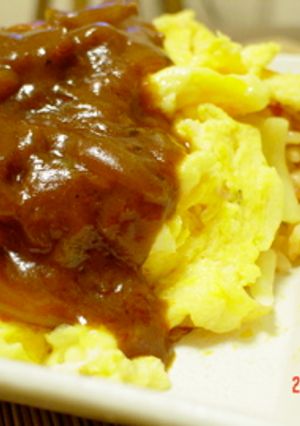 ハヤシDEデミオム-レシピのメイン写真