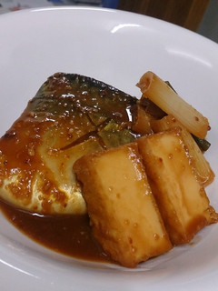 鯖と厚揚げの味噌煮-レシピのメイン写真