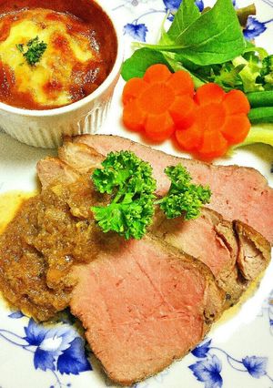 簡単！手軽にやわらか♡ローストポーク★-レシピのメイン写真