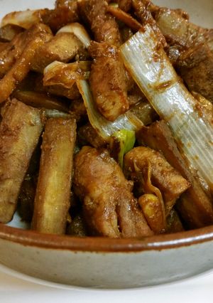 ゴボウとこんにゃくの常備菜-レシピのメイン写真