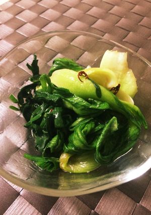 ちんげん菜とニラの中華おひたし-レシピのメイン写真