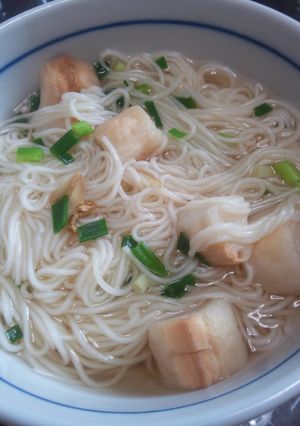 [主婦メシ]あったかお麩そうめん-レシピのメイン写真