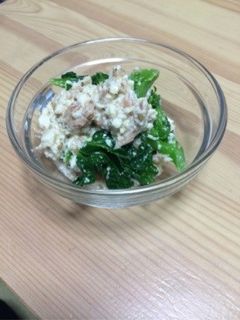 菜の花の白和え-レシピのメイン写真