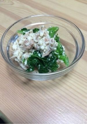 菜の花の白和え-レシピのメイン写真