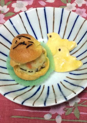 お茶漬け味ポテサラシュー☆-レシピのメイン写真