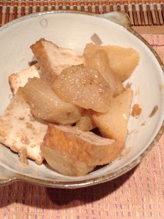 長いもと厚揚げのゴマ煮-レシピのメイン写真
