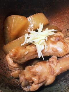 フライパンで☆手羽元と大根の酸っぱ煮-レシピのメイン写真