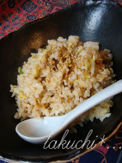 白菜チャーハン☆梅マヨ風味-レシピのメイン写真