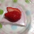 ココナッツミルクのレアチーズケーキ