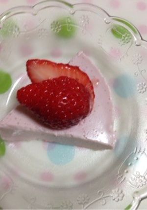 ココナッツミルクのレアチーズケーキ-レシピのメイン写真