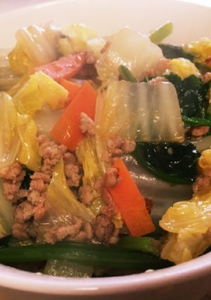 簡単丼♡ランチ♡豚挽肉と野菜のあんかけ丼-レシピのメイン写真