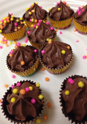 バレンタイン友チョコにカップでガナッシュ-レシピのメイン写真