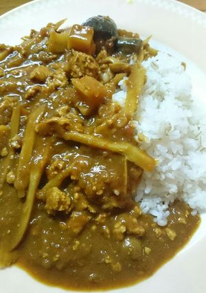 家族に食べてもらいたい根菜キーマカレー-レシピのメイン写真