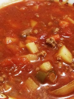 ほっこりミネストローネ風スープ-レシピのメイン写真