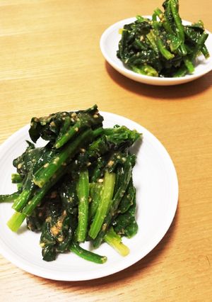 早っ！旨っ！！甘糀でほうれん草胡麻和え-レシピのメイン写真