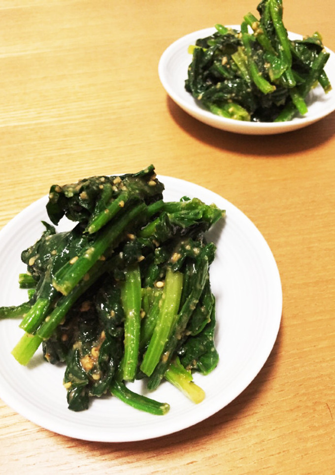 早っ！旨っ！！甘糀でほうれん草胡麻和え-レシピのメイン写真