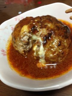 めちゃうまっ!!洋食屋のチーズハンバーグ-レシピのメイン写真