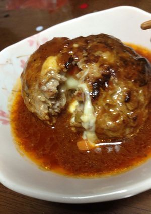 めちゃうまっ！！洋食屋のチーズハンバーグ-レシピのメイン写真
