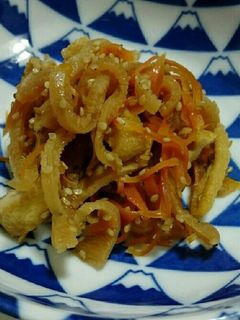 かぶの皮、大根の皮できんぴら-レシピのメイン写真