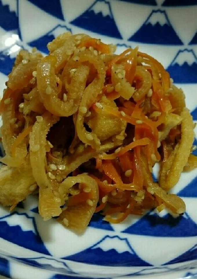 かぶの皮、大根の皮できんぴら-レシピのメイン写真