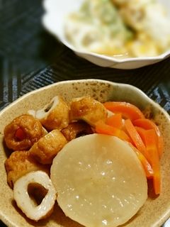 大根とごぼう天の煮物-レシピのメイン写真