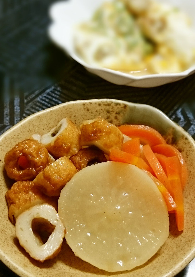 大根とごぼう天の煮物-レシピのメイン写真