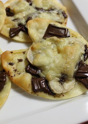 バレンタイン★チョコバナナピザ♪-レシピのメイン写真