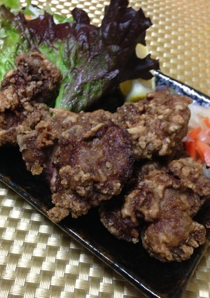 激ウマ！レバーとハツの唐揚げ-レシピのメイン写真