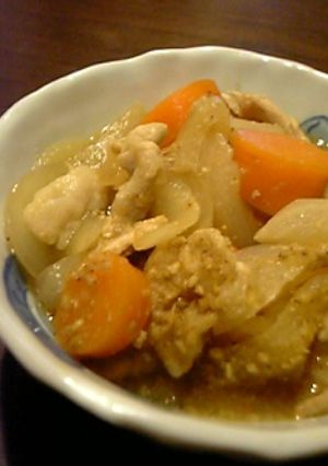 豚肉とかぶのゴマみそ煮-レシピのメイン写真