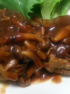 簡単!キノコたっぷりのハンバーグソース-レシピのメイン写真