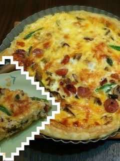残り野菜だけど~!食欲そそるキッシュ♡-レシピのメイン写真