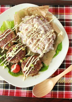 おろしボンズ風味のハンバcafeごはん-レシピのメイン写真
