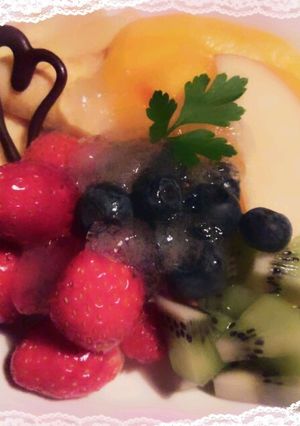 クレープとフルーツ☆クラッシュゼリーがけ-レシピのメイン写真