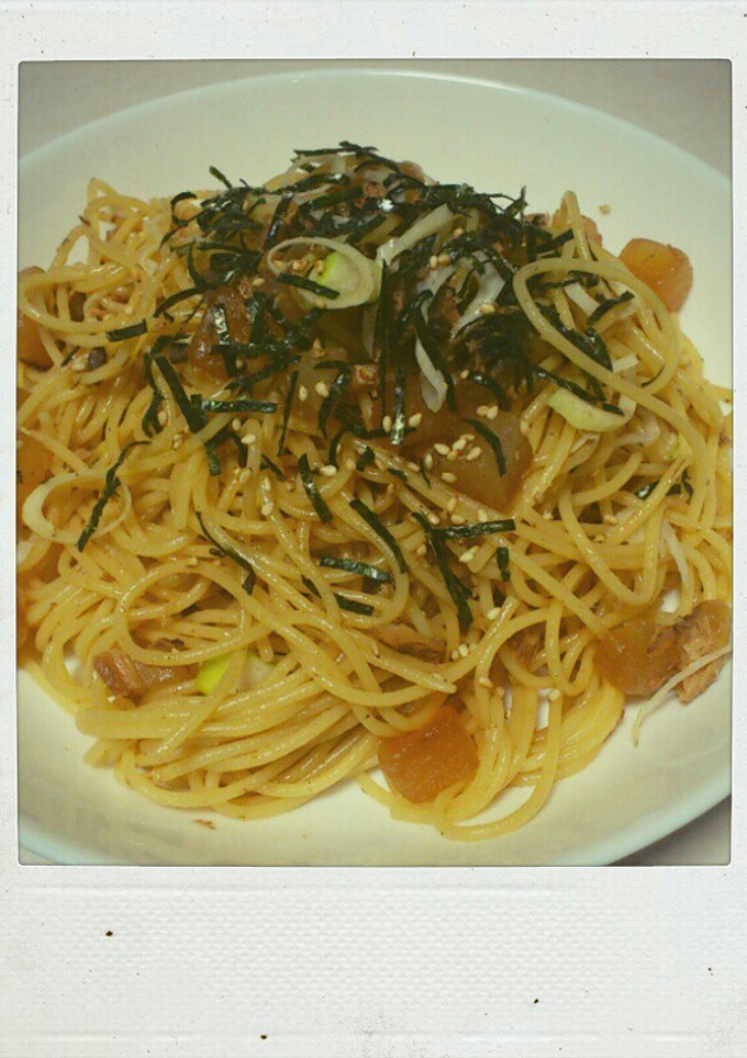 鯖と大根の和風パスタ-レシピのメイン写真