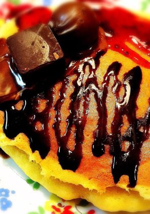 ラム酒が香る 大人向けホットケーキ-レシピのメイン写真