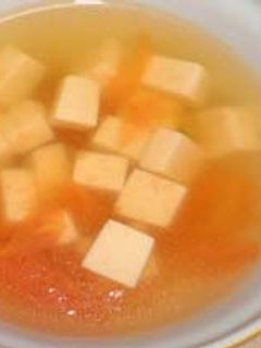 トマトと豆腐のスープ-レシピのメイン写真