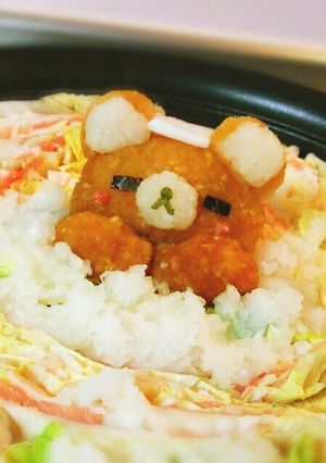 ミルフィーユ鍋♡大根おろしでリラックマ★-レシピのメイン写真