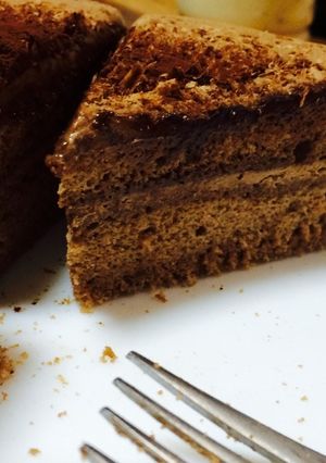 初心者向♡米粉で作るチョコクリームケーキ-レシピのメイン写真
