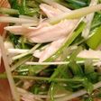 塩とごま油だけ☆ささみと水菜のナムル