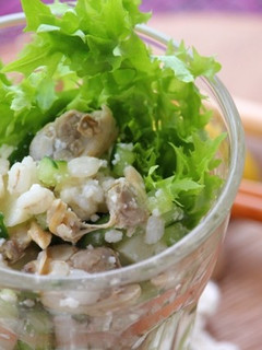 あさりと押し麦のプチプチサラダ-レシピのメイン写真