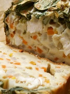チキンと野菜のケークサレ(ゆず胡椒味)-レシピのメイン写真