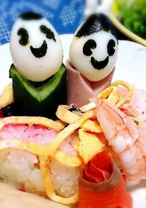 ひな祭り～お雛様ちらし寿司-レシピのメイン写真