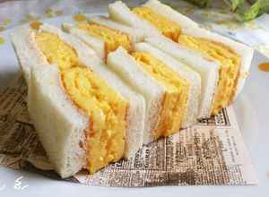 朝から幸せ♡厚焼き玉子のサンドイッチ-レシピのメイン写真
