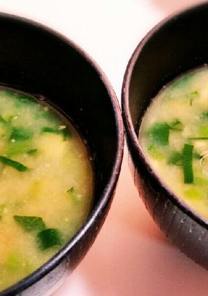 小松菜と納豆の味噌汁★妊婦さんに-レシピのメイン写真