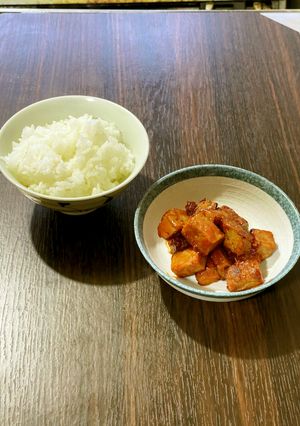ケチャップ♪さいの目★マルシンハンバーグ-レシピのメイン写真