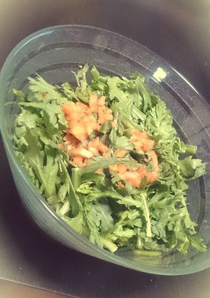 はまる！春菊の香味サラダ☆-レシピのメイン写真